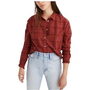 Madewell Plaid Oversized Ex-Boyfriend Shirt